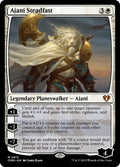 Ajani Steadfast – Mythic Magic: The Gathering card from Commander Masters (#813)