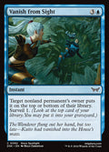 Vanish from Sight – Common Magic: The Gathering card from Duskmourn: House of Horror (#82)