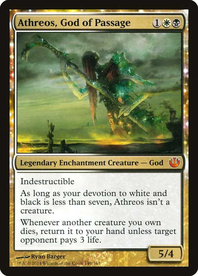 Athreos, God of Passage – Mythic Magic: The Gathering card from Journey into Nyx (#146)