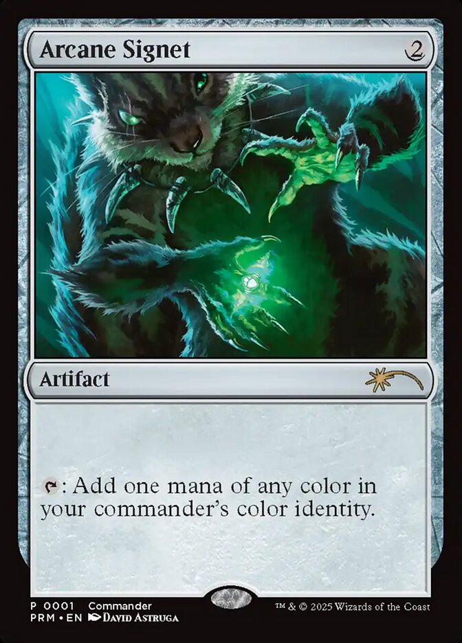 Arcane Signet – Rare Magic: The Gathering card from MagicFest 2025 (#10)