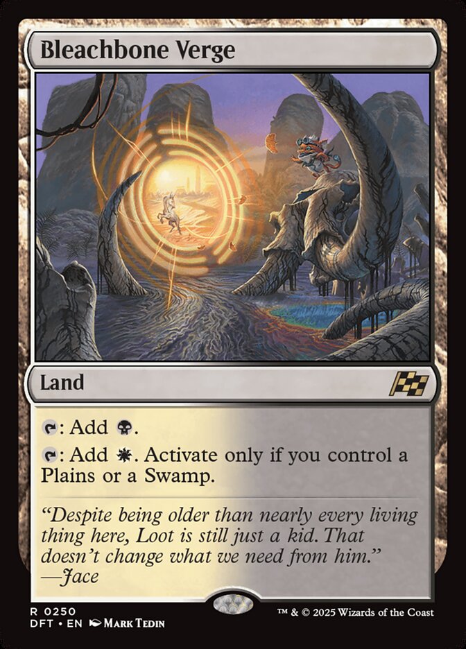 Bleachbone Verge – Rare Magic: The Gathering card from Aetherdrift (#250)