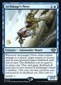 Archmage's Newt – Rare Magic: The Gathering card from Outlaws of Thunder Junction Promos (#39s)
