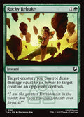 Rocky Rebuke – Common Magic: The Gathering card from Avatar: The Last Airbender (#193)