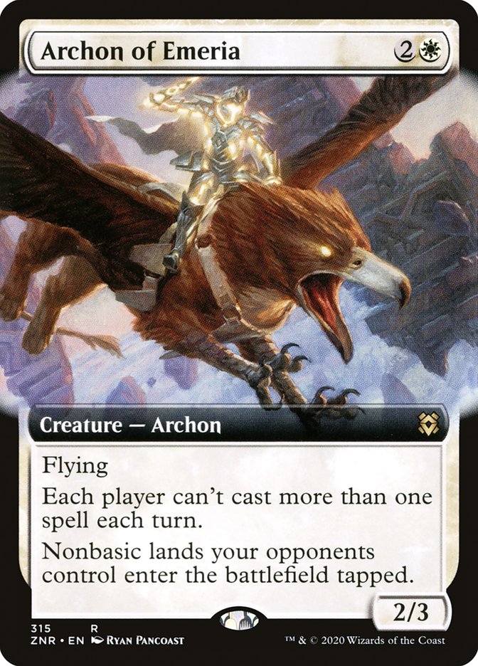 Archon of Emeria – Rare Magic: The Gathering card from Zendikar Rising (#315)