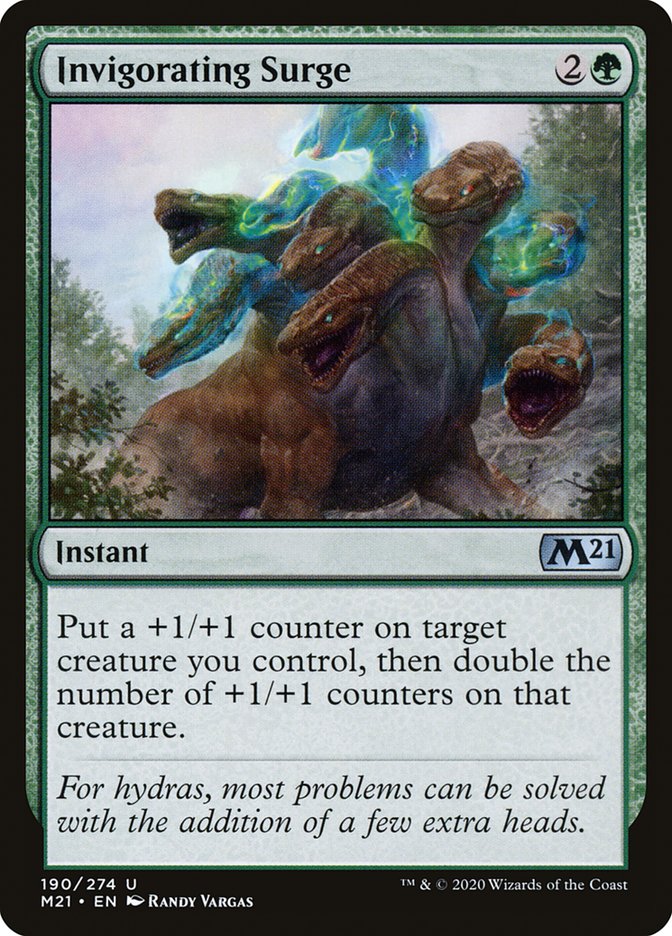 Invigorating Surge – Uncommon Magic: The Gathering card from Core Set 2021 (#190)