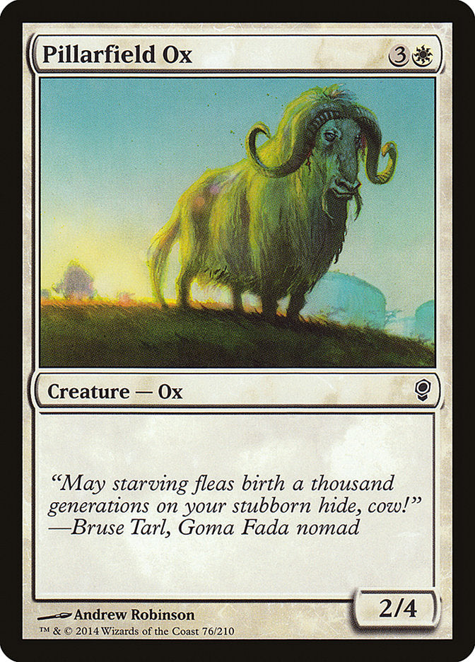 Pillarfield Ox – Common Magic: The Gathering card from Conspiracy (#76)