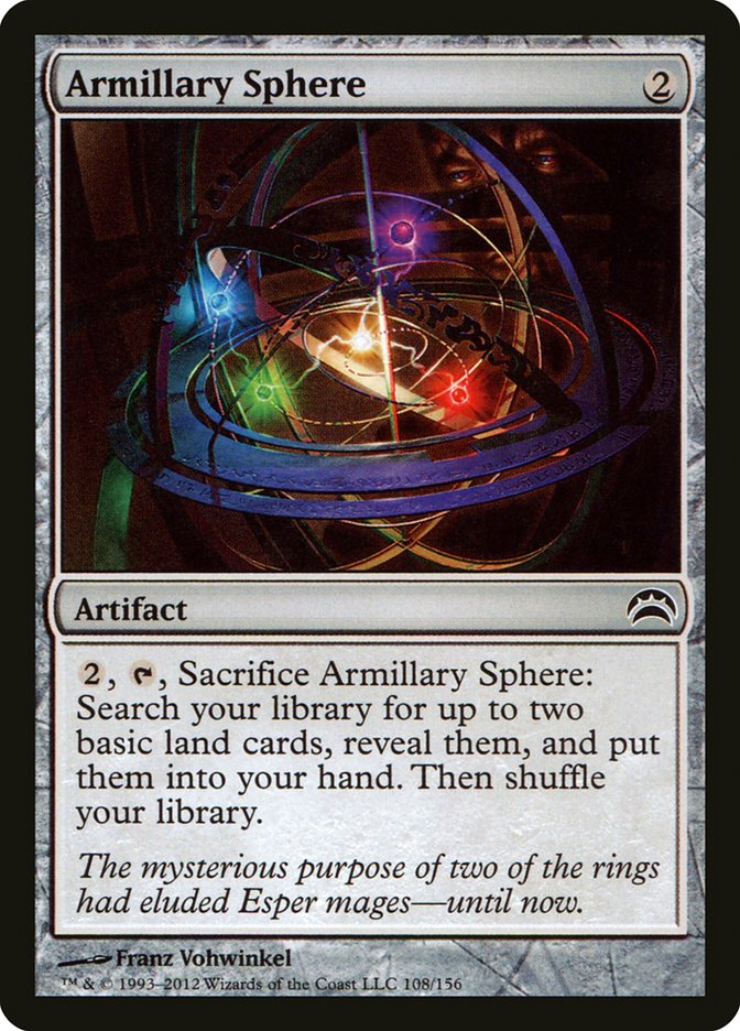 Armillary Sphere – Common Magic: The Gathering card from Planechase 2012 (#108)