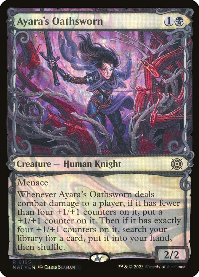Ayara's Oathsworn – Rare Magic: The Gathering card from March of the Machine: The Aftermath (#195)
