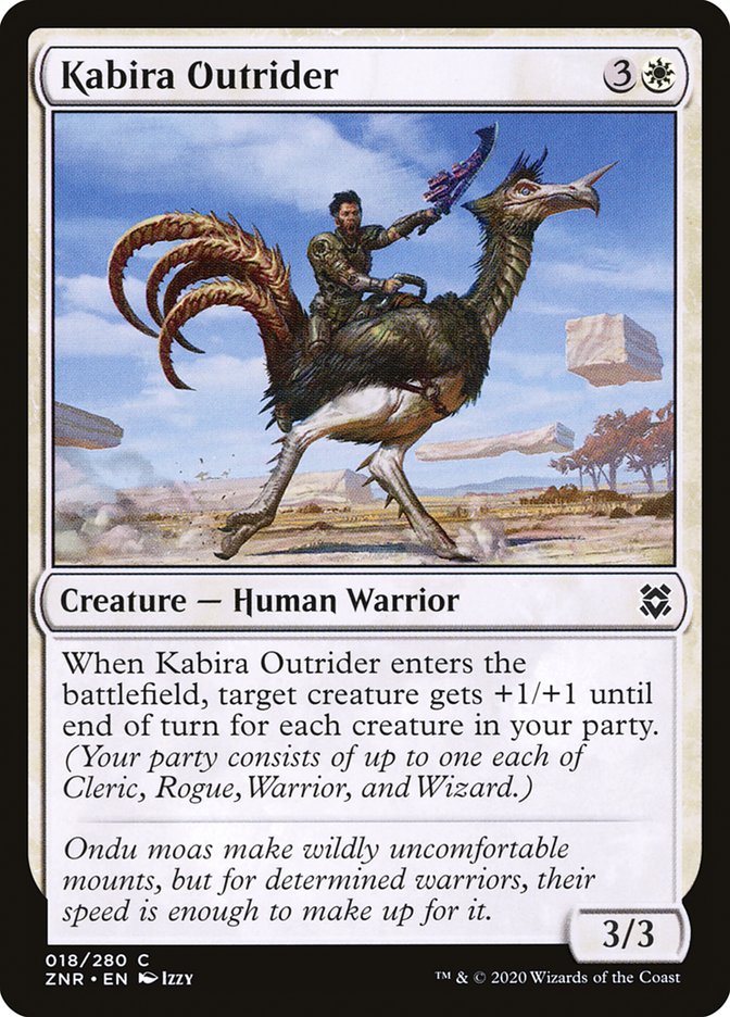 Kabira Outrider – Common Magic: The Gathering card from Zendikar Rising (#18)
