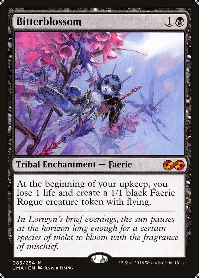 Bitterblossom – Mythic Magic: The Gathering card from Ultimate Masters (#85)