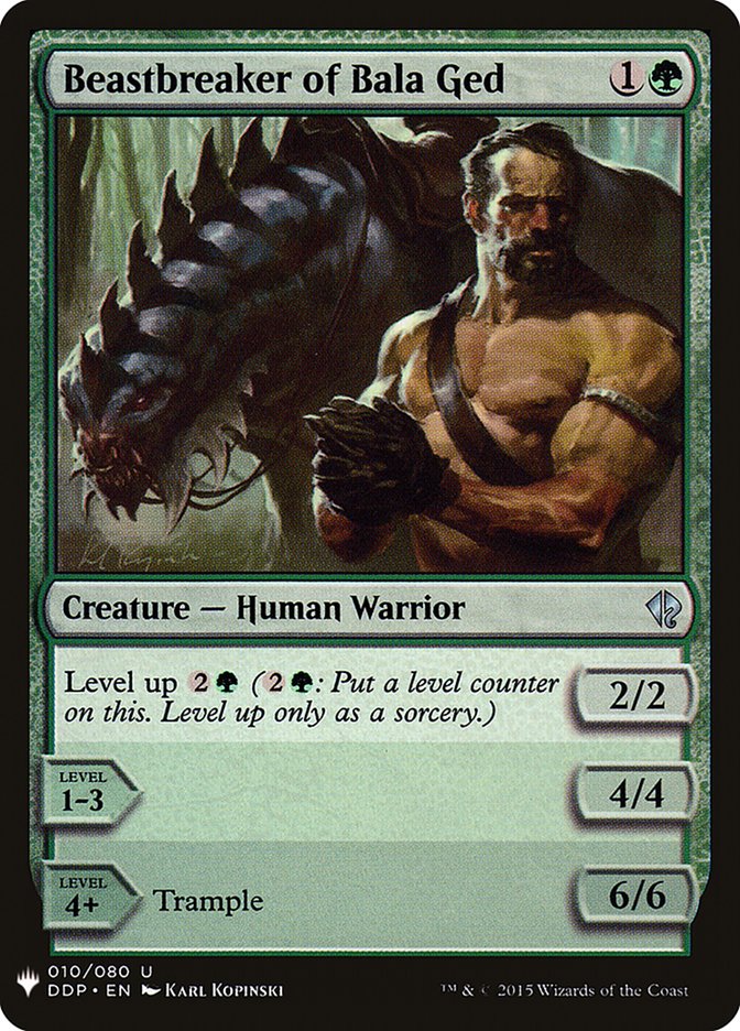 Beastbreaker of Bala Ged – Uncommon Magic: The Gathering card from The List (#DDP-10)