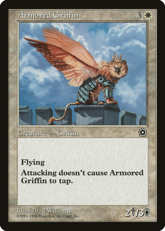Armored Griffin – Uncommon Magic: The Gathering card from Portal Second Age (#13)