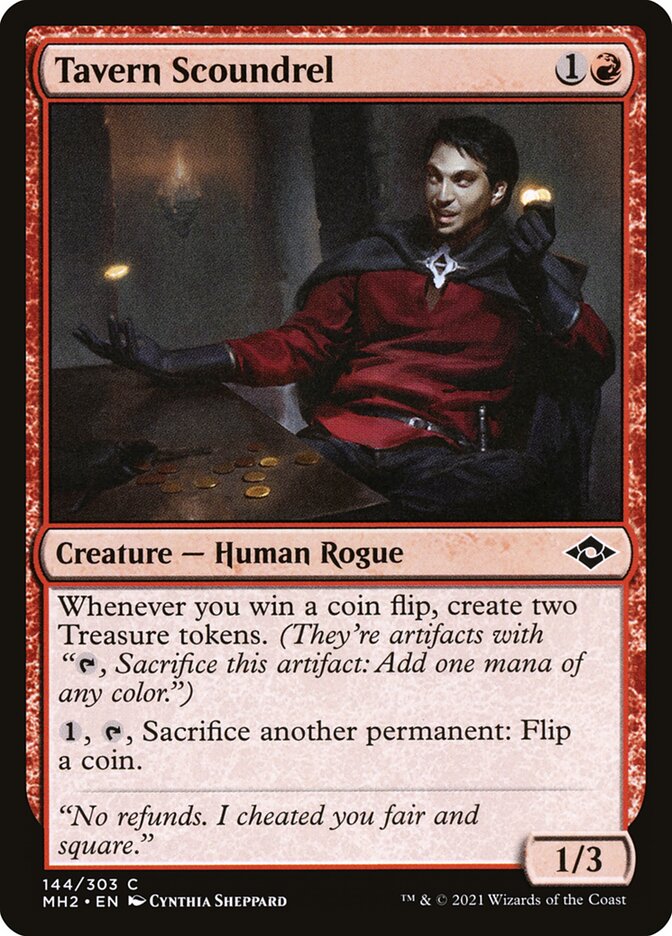 Tavern Scoundrel – Common Magic: The Gathering card from Modern Horizons 2 (#144)
