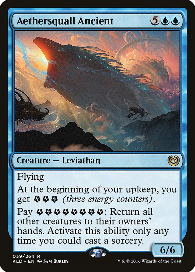 Aethersquall Ancient – Rare Magic: The Gathering card from Kaladesh (#39)