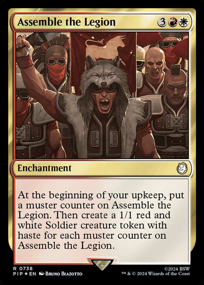 Assemble the Legion – Rare Magic: The Gathering card from Fallout (#738)