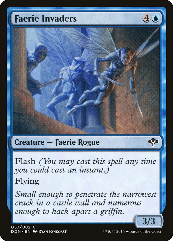 Faerie Invaders – Common Magic: The Gathering card from Duel Decks: Speed vs. Cunning (#57)