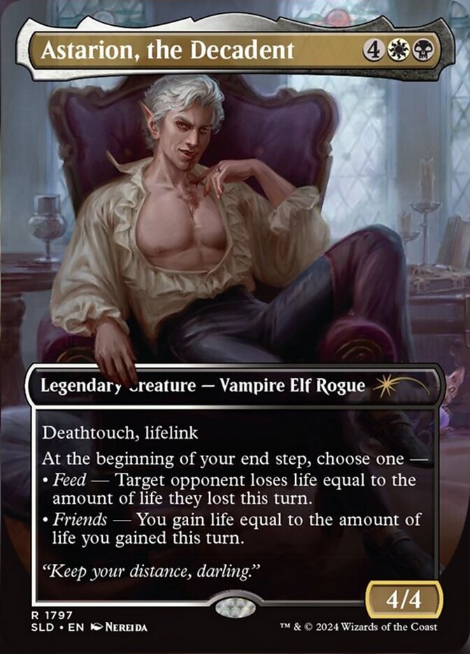 Astarion, the Decadent – Rare Magic: The Gathering card from Secret Lair Drop (#1797)