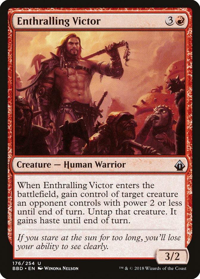 Enthralling Victor – Uncommon Magic: The Gathering card from Battlebond (#176)
