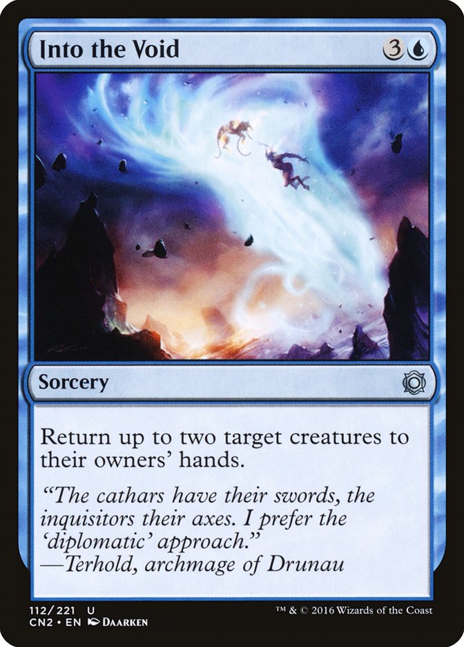 Into the Void – Uncommon Magic: The Gathering card from Conspiracy: Take the Crown (#112)