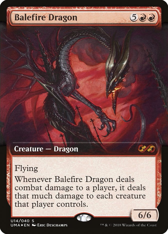 Balefire Dragon – Mythic Magic: The Gathering card from Ultimate Box Topper (#U14)