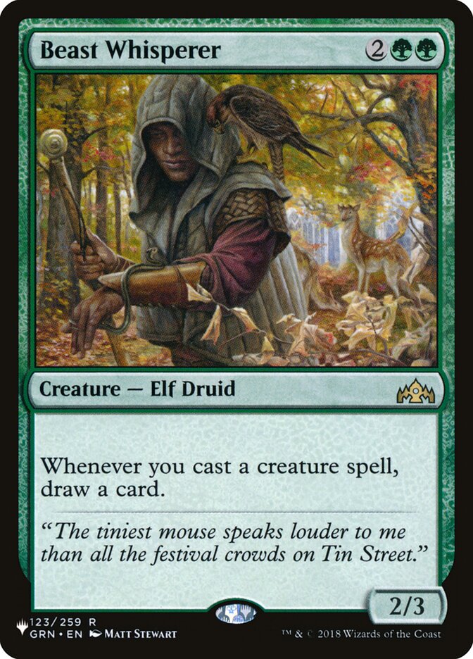 Beast Whisperer – Rare Magic: The Gathering card from The List (#GRN-123)