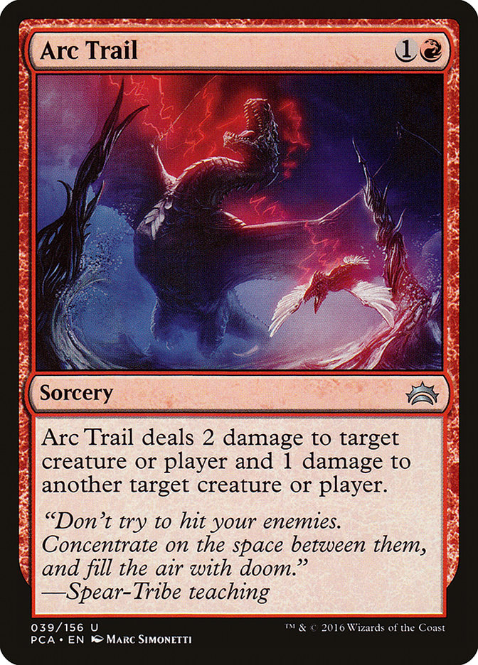 Arc Trail – Uncommon Magic: The Gathering card from Planechase Anthology (#39)
