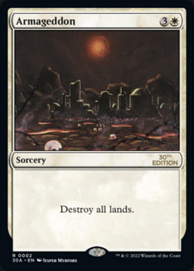 Armageddon – Rare Magic: The Gathering card from 30th Anniversary Edition (#2)