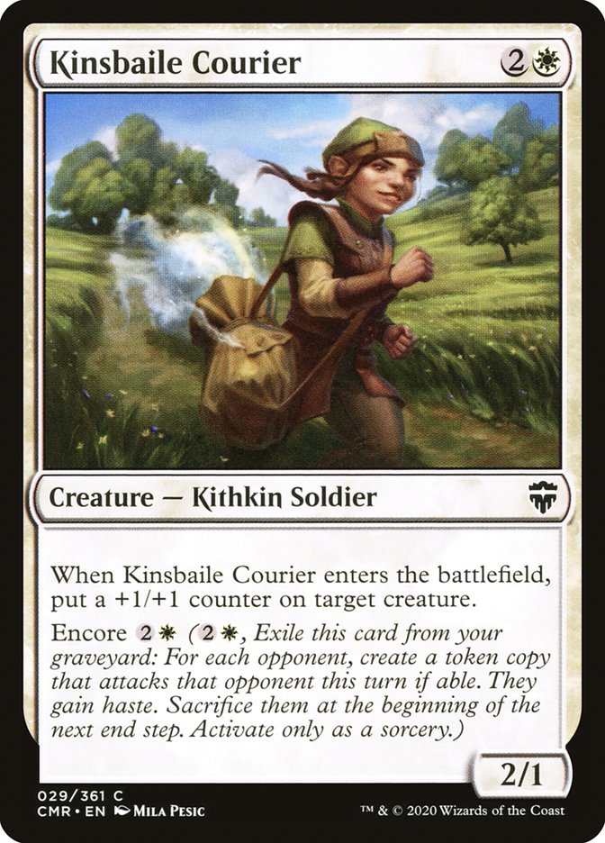 Kinsbaile Courier – Common Magic: The Gathering card from Commander Legends (#29)