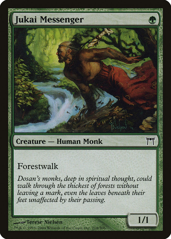 Jukai Messenger – Common Magic: The Gathering card from Champions of Kamigawa (#218)