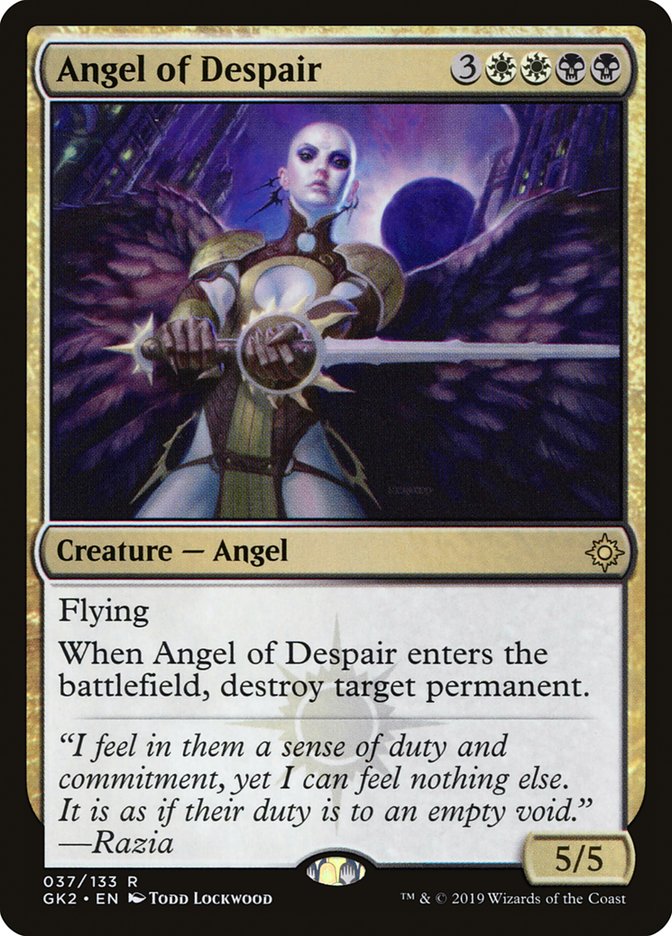 Angel of Despair – Rare Magic: The Gathering card from RNA Guild Kit (#37)