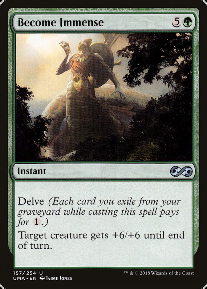 Become Immense – Uncommon Magic: The Gathering card from Ultimate Masters (#157)