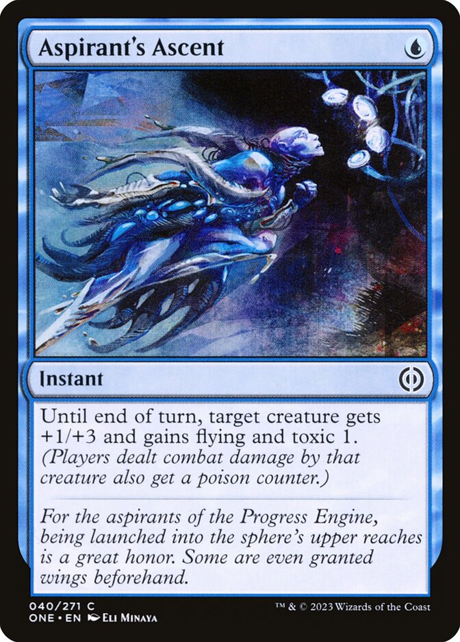 Aspirant's Ascent – Common Magic: The Gathering card from Phyrexia: All Will Be One (#40)