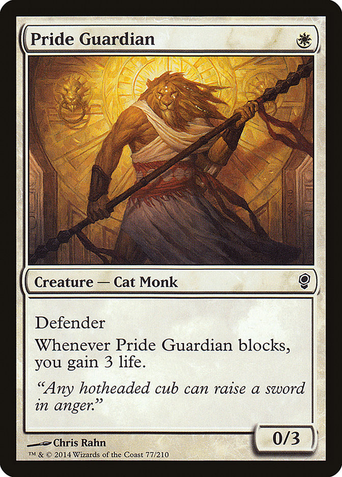 Pride Guardian – Common Magic: The Gathering card from Conspiracy (#77)