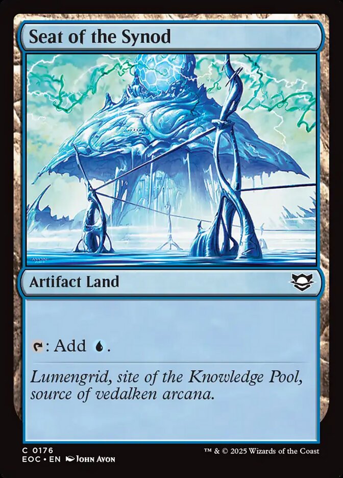 Seat of the Synod – Common Magic: The Gathering card from Edge of Eternities Commander (#176)