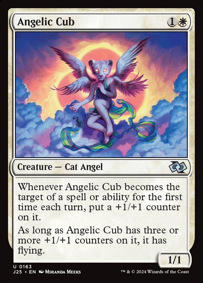Angelic Cub – Uncommon Magic: The Gathering card from Foundations Jumpstart (#163)