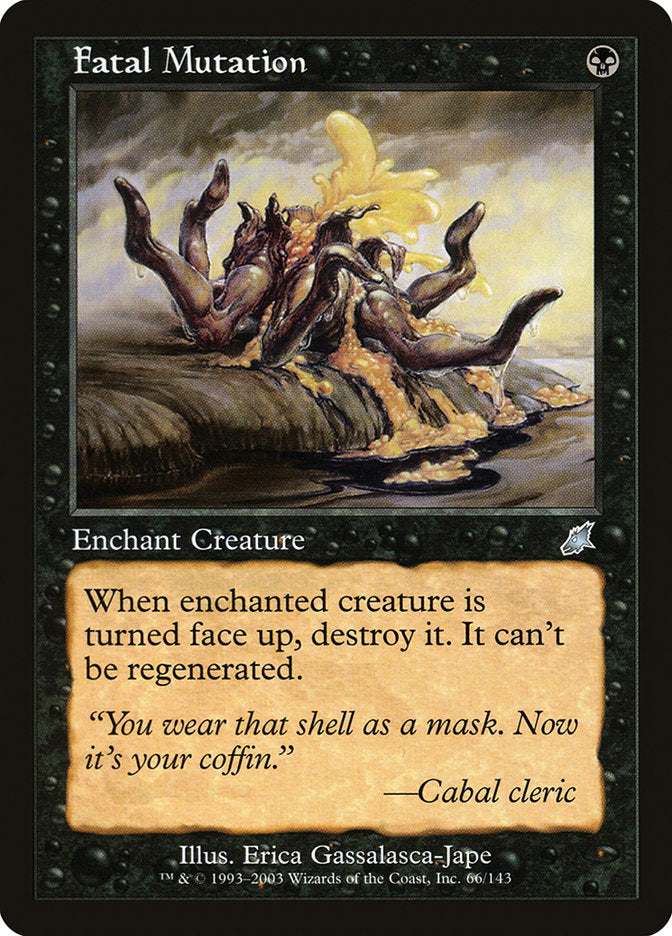 Fatal Mutation – Uncommon Magic: The Gathering card from Scourge (#66)