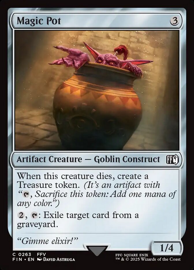 Magic Pot – Common Magic: The Gathering card from Final Fantasy (#263)