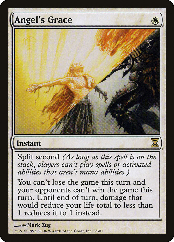 Angel's Grace – Rare Magic: The Gathering card from Time Spiral (#3)