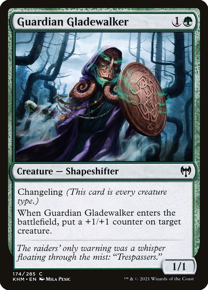 Guardian Gladewalker – Common Magic: The Gathering card from Kaldheim (#174)