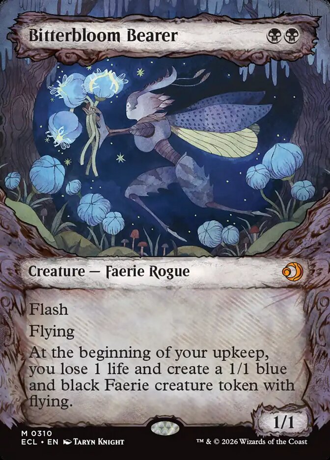Bitterbloom Bearer – Mythic Magic: The Gathering card from Lorwyn Eclipsed (#310)
