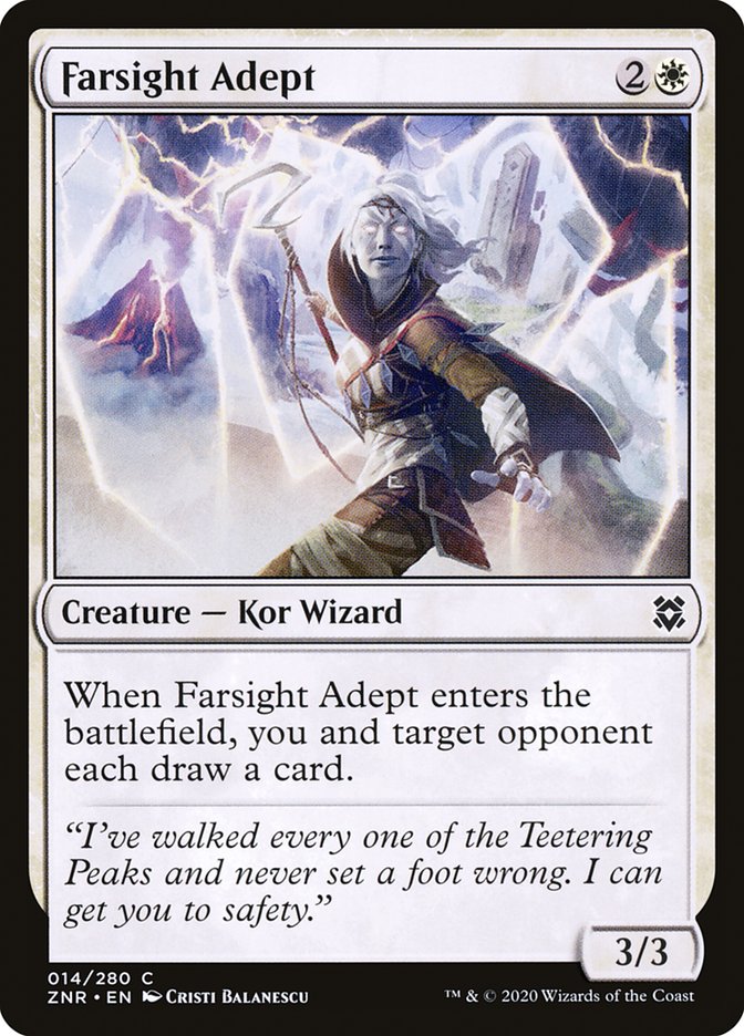 Farsight Adept – Common Magic: The Gathering card from Zendikar Rising (#14)