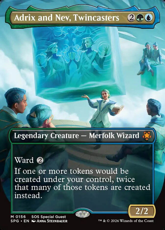 Adrix and Nev, Twincasters – Mythic Magic: The Gathering card from Special Guests (#156)