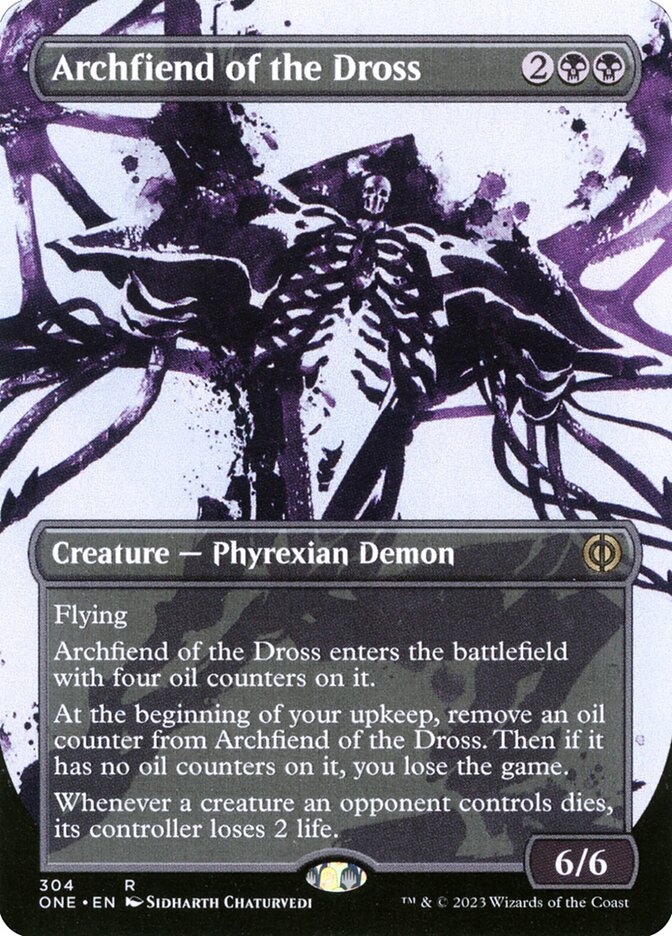 Archfiend of the Dross – Rare Magic: The Gathering card from Phyrexia: All Will Be One (#304)