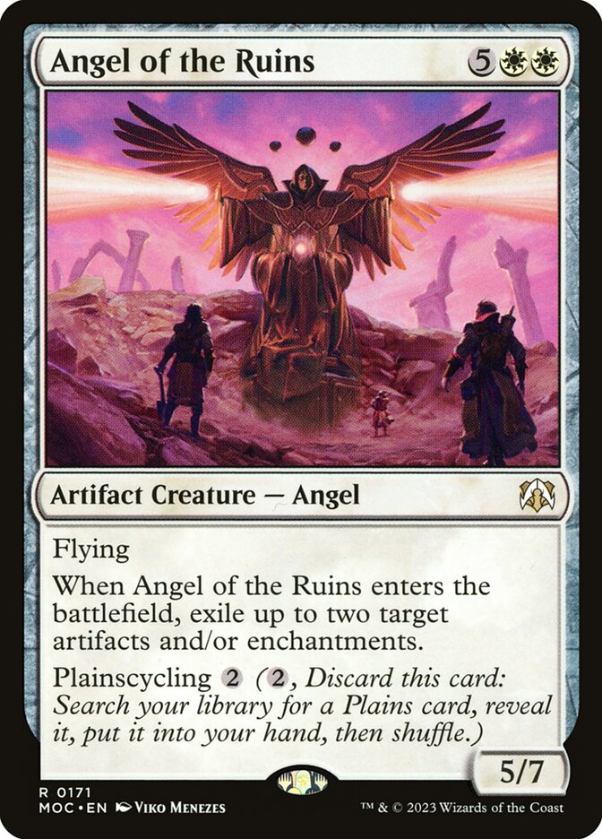 Angel of the Ruins – Rare Magic: The Gathering card from March of the Machine Commander (#171)