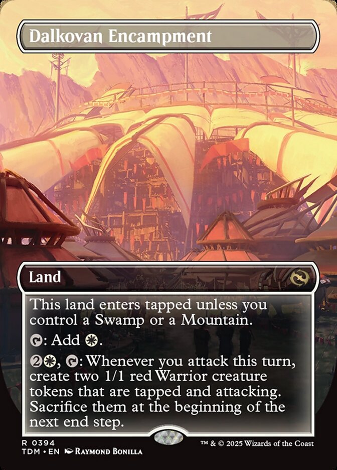 Dalkovan Encampment – Rare Magic: The Gathering card from Tarkir: Dragonstorm (#394)