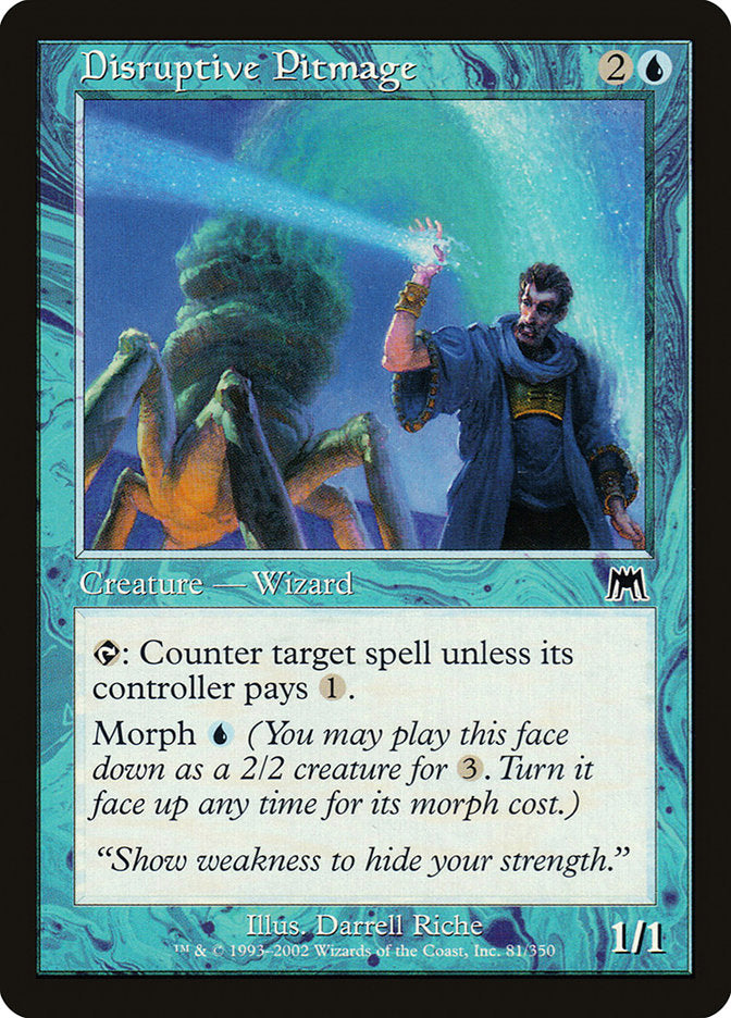 Disruptive Pitmage – Common Magic: The Gathering card from Onslaught (#81)