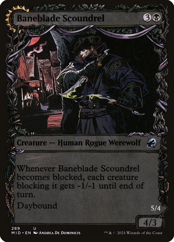 Baneblade Scoundrel // Baneclaw Marauder – Uncommon Magic: The Gathering card from Innistrad: Midnight Hunt (#289)