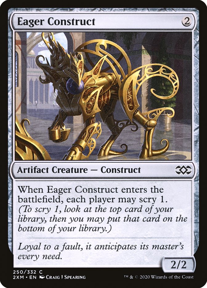 Eager Construct – Common Magic: The Gathering card from Double Masters (#250)
