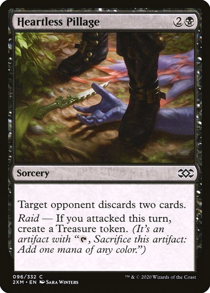 Heartless Pillage – Common Magic: The Gathering card from Double Masters (#96)