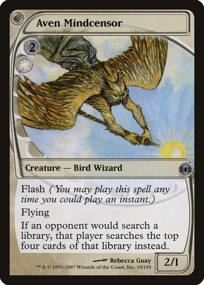 Aven Mindcensor – Uncommon Magic: The Gathering card from Future Sight (#18)